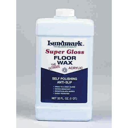 Super Gloss Lundmark Super Gloss Anti-Slip Floor Wax Liquid 32 oz 3202F32-6